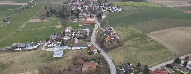 Der Ort Langenvils von oben