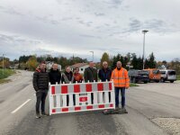 Die Ortsdurchfahrt in Langenvils im Zuge der Staatsstraße 2054 wurde am 23. Oktober symbolisch für den Verkehr freigegeben